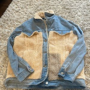 Misguided Sherpa Jean Jacket